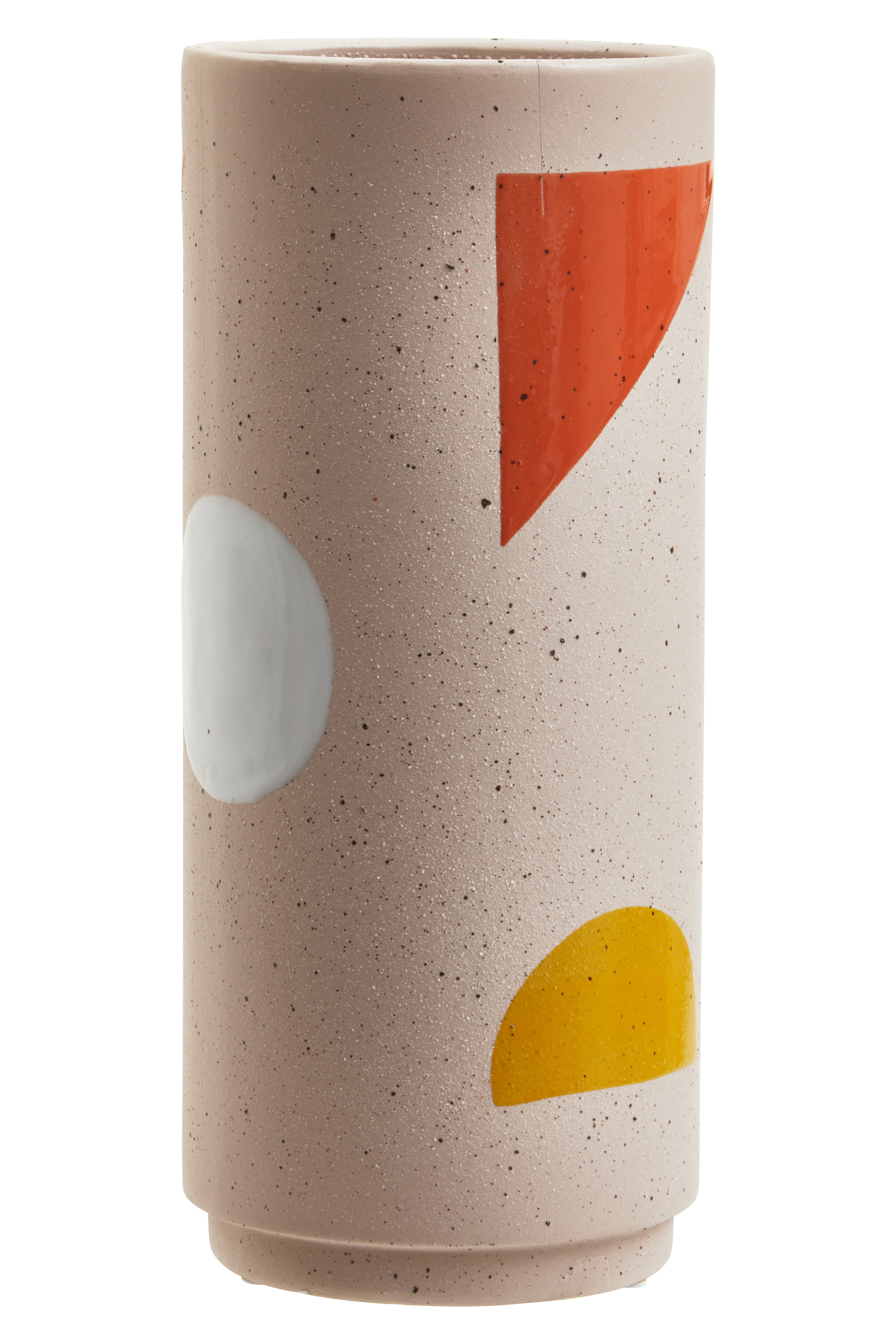 Carlo Abstract Shapes Earthy Vase | Small